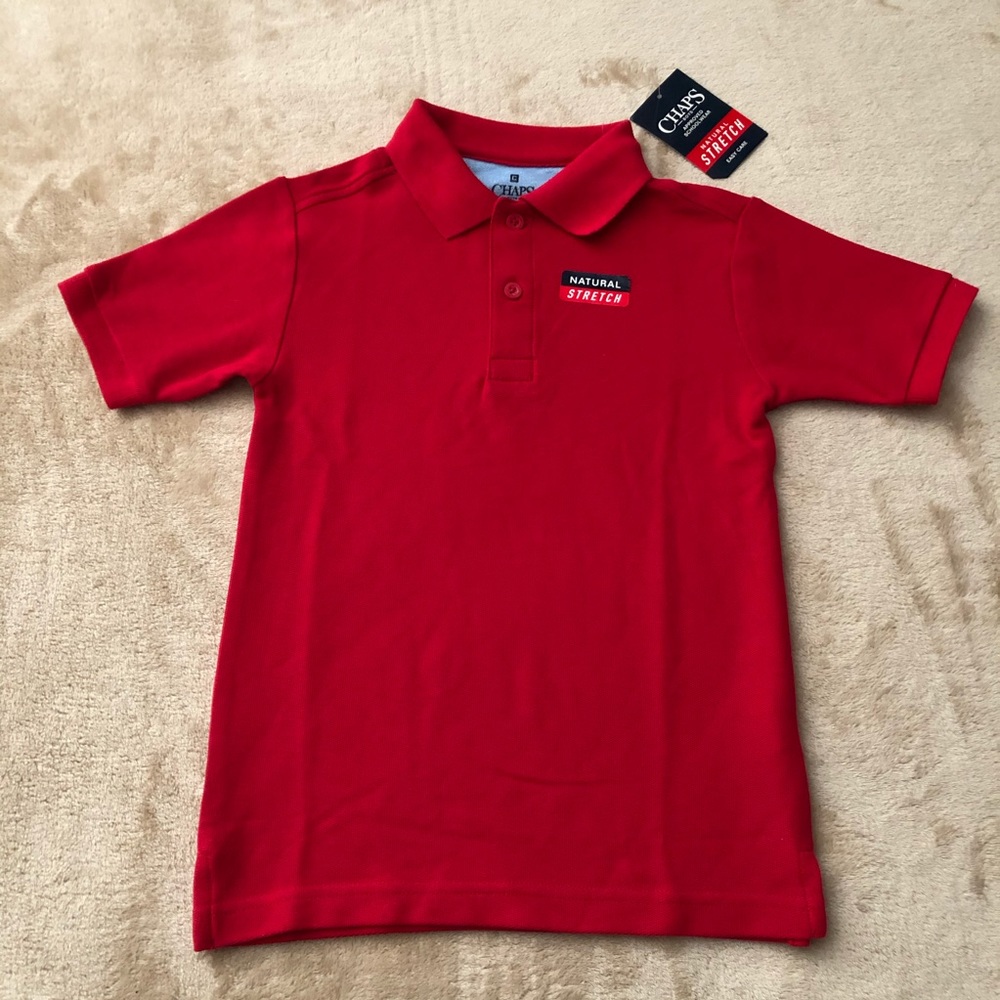 Boys red polo